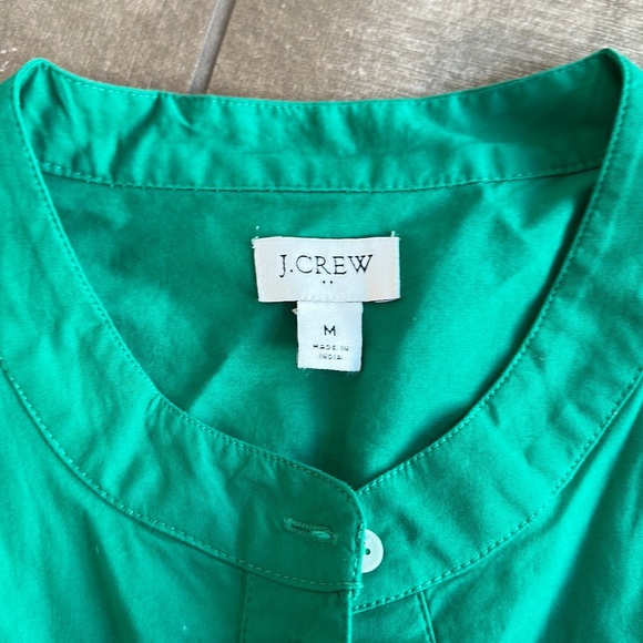 EUC J. Crew factory Kelly green tiered dress - Picture 2 of 2